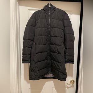 Andrew Marc Long Black Winter Jacket - Urban to Suburban